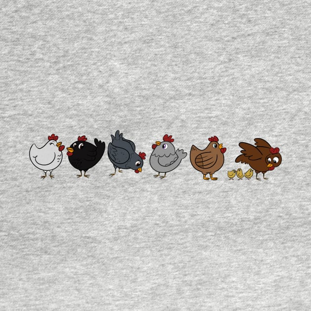 A Bunch of Cute Chickens by rmcbuckeye